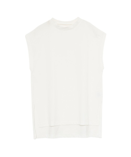 for/c(フォーシー)の「モックネックサイドスリットチュニック【サスティナブル】(Tシャツ/カットソー・レディース・ホワイト/グレイッシュブルー・M/L)」の13枚目の写真