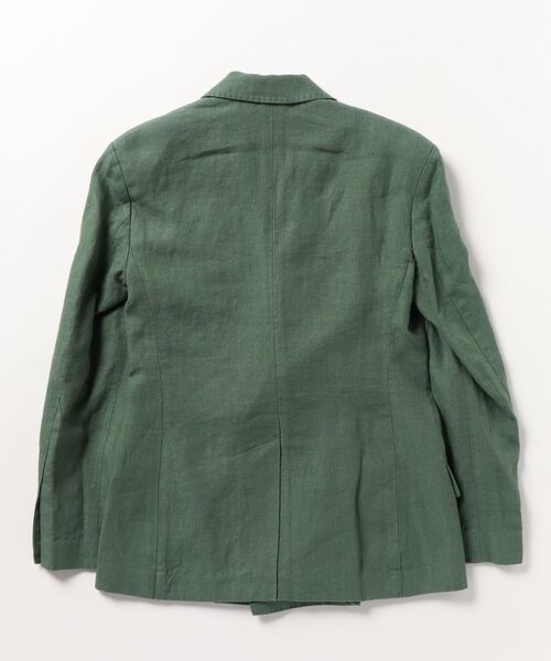 POLO RALPH LAUREN(ポロ ラルフ ローレン)の「リネン ダブルブレステッド ブレザー(テーラードジャケット・レディース・グリーン・0/10/2/4/6/8/00/12/14)」の7枚目の写真