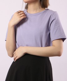 PAGE ONE コットンコーマ糸半袖Tシャツ