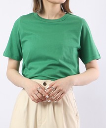 PAGE ONE コットンコーマ糸半袖Tシャツ