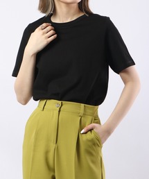 PAGE ONE コットンコーマ糸半袖Tシャツ