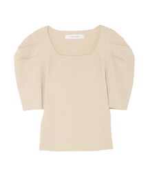 LAGUNAMOON | タックスリーブラメニットプルオーバー(ニット/セーター)