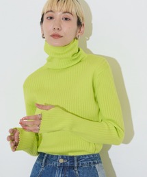 Auntie Rosa Holiday | 【定番人気！】サムホールリブタートルニット(ニット/セーター)