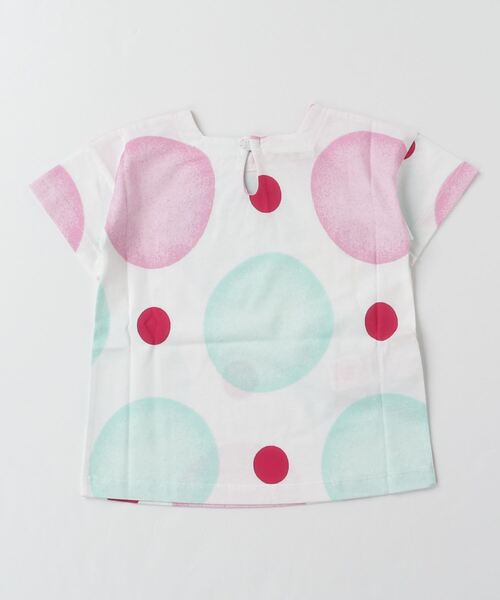MARNI(マルニ)の「MARNI(マルニ)Baby ドットプリント半袖Tシャツカットソー(Tシャツ/カットソー・キッズ・ホワイト・12MONTH/9M/3MONTH/18MONTH/6MONTH)」の2枚目の写真