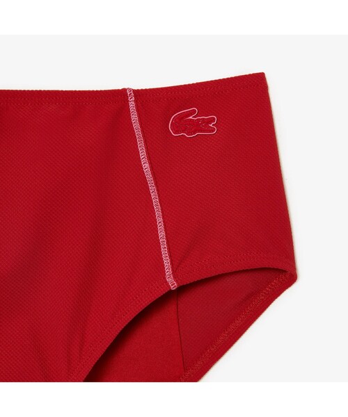 LACOSTE（ラコステ）の「エルゴノミックスイムショーツ（水着・レディース・レッド・38）」の6枚目の写真