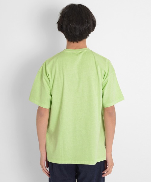 GLAZOS（グラソス）の「製品染め・無地半袖ポケットロゴプリントTシャツ（Tシャツ/カットソー・キッズ・グリーン/チャコールグレー/ライトブルー/イエロー・140cm/170cm/150cm/160cm）」の10枚目の写真