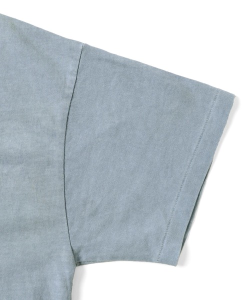 GLAZOS（グラソス）の「製品染め・無地半袖ポケットロゴプリントTシャツ（Tシャツ/カットソー・キッズ・グリーン/チャコールグレー/ライトブルー/イエロー・140cm/170cm/150cm/160cm）」の12枚目の写真