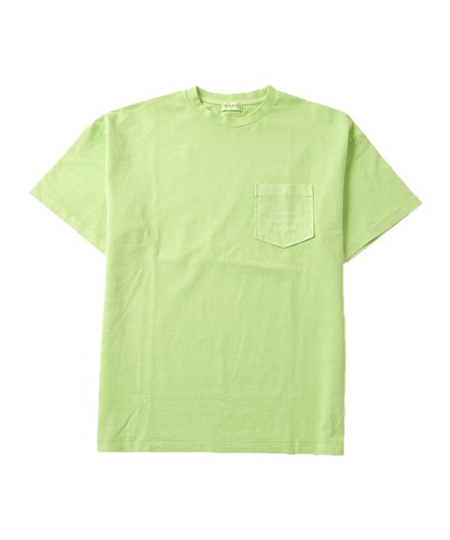 GLAZOS（グラソス）の「製品染め・無地半袖ポケットロゴプリントTシャツ（Tシャツ/カットソー・キッズ・グリーン/チャコールグレー/ライトブルー/イエロー・140cm/170cm/150cm/160cm）」の15枚目の写真