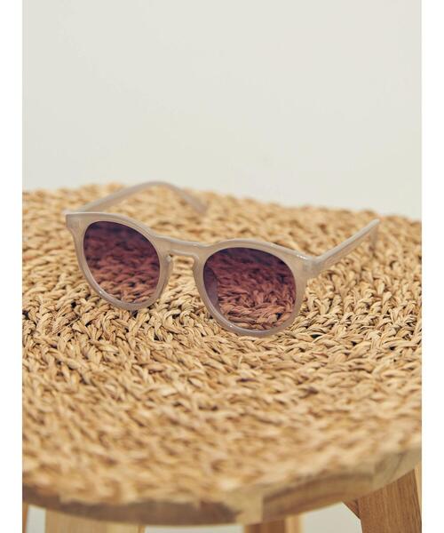 AMERICAN HOLIC（アメリカンホリック）の「ボストンサングラス（サングラス・レディース・ベージュ/グレイッシュベージュ・FREE）」の4枚目の写真