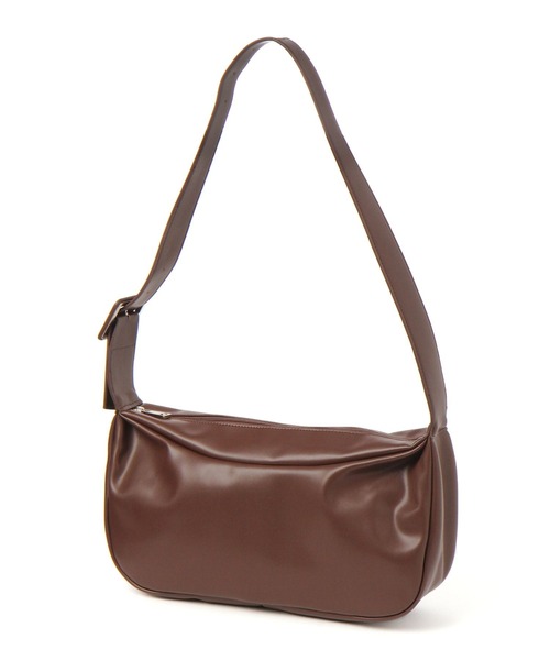 LEPSIM（レプシィム）の「フェイクレザー横長ショルダーBAG　704832（ショルダーバッグ・レディース・ダークブラウン/アイボリー/ブラック・ONE SIZE）」の7枚目の写真