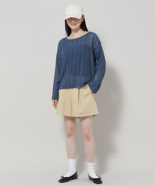 ALAND(エーランド)の「3.3 Field Trip/ボートネックニット 2908659(ニット/セーター・レディース・アイボリー/ダークブルー/ベージュ・FREE)」の15枚目の写真
