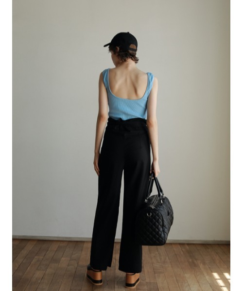 AMAIL(アマイル)の「Square pat cloth(タンクトップ・レディース・ホワイト/ブラック/ブルー/レッド・FREE)」の17枚目の写真