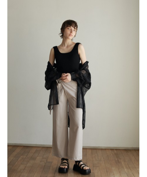 AMAIL(アマイル)の「Square pat cloth(タンクトップ・レディース・ホワイト/ブラック/ブルー/レッド・FREE)」の12枚目の写真