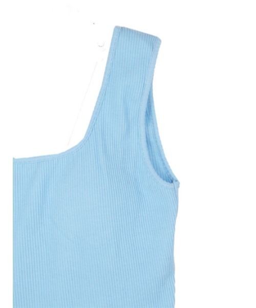 AMAIL(アマイル)の「Square pat cloth(タンクトップ・レディース・ホワイト/ブラック/ブルー/レッド・FREE)」の8枚目の写真