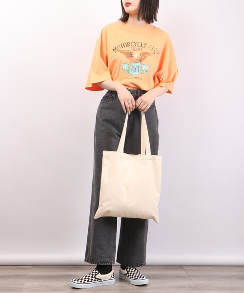 spiritoso（スピリトーゾ）の「spiritoso ピグメントアメリカンイーグルロゴTシャツ（Tシャツ/カットソー・レディース・ブラウン/ホワイト系/カーキ/オレンジ・F）」の17枚目の写真