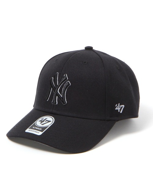 '47(フォーティーセブン)の「【47(フォーティセブン)】別注MVP ベースボールキャップ(キャップ・メンズ・ナチュラル/ブラック/グリーン・FREE)」の2枚目の写真