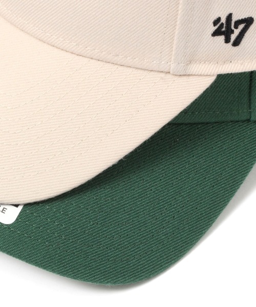 '47(フォーティーセブン)の「【47(フォーティセブン)】別注MVP ベースボールキャップ(キャップ・メンズ・ナチュラル/ブラック/グリーン・FREE)」の21枚目の写真