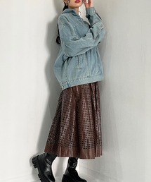 Jewelobe（ジュエローブ）の「ビッグシルエットデニムフーディー（デニムジャケット）」