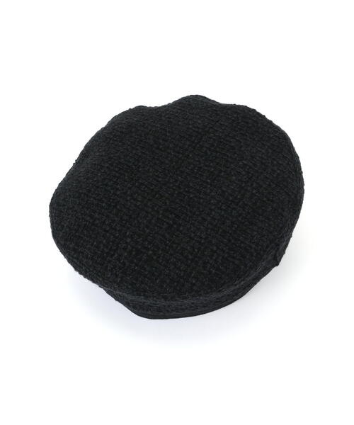 FREE'S MART（フリーズマート）の「◆ツイードマリンキャスケット（キャスケット・レディース・ブラック/ベージュ・ﾌﾘ-）」の6枚目の写真