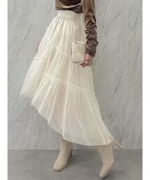 dazzlin | チビフリチュールボリュームスカート(スカート)