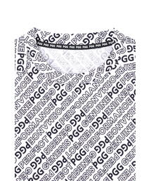 PGG TEXBRIDジャガード 半袖Tシャツ（サイズ4） PGG（ピージージー）の「【PGG】TEXBRIDジャガード 半袖Tシャツ ＜ロゴ