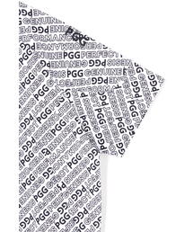 PGG（ピージージー）の「【PGG】TEXBRIDジャガード 半袖Tシャツ ＜ロゴ