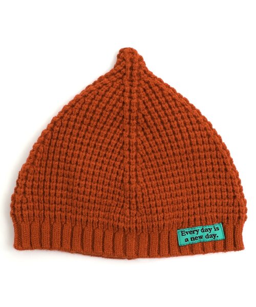 BREEZE(ブリーズ)の「とんがりベビーニット帽(その他ベビー用品・キッズ・イエロー/アイボリー/レッド/ブルー・46/48)」の4枚目の写真