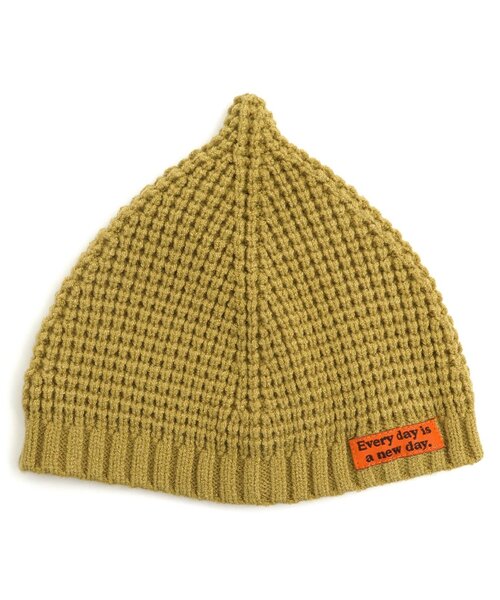 BREEZE(ブリーズ)の「とんがりベビーニット帽(その他ベビー用品・キッズ・イエロー/アイボリー/レッド/ブルー・46/48)」の3枚目の写真