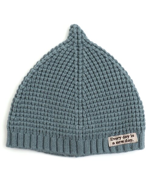 BREEZE(ブリーズ)の「とんがりベビーニット帽(その他ベビー用品・キッズ・イエロー/アイボリー/レッド/ブルー・46/48)」の2枚目の写真