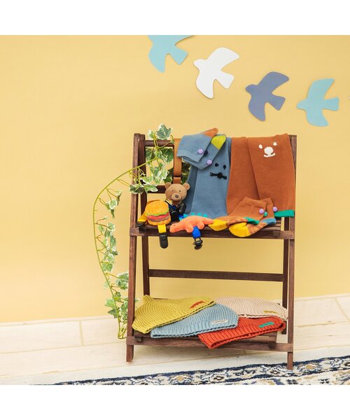 BREEZE(ブリーズ)の「とんがりベビーニット帽(その他ベビー用品・キッズ・イエロー/アイボリー/レッド/ブルー・46/48)」の8枚目の写真