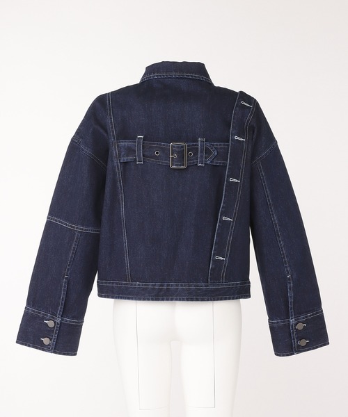 AULA フード付きデニムジャケット サイズ0