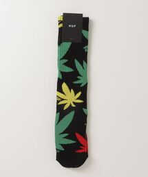HUF（ハフ）の「【HUF】ハフ ABSTRACT PLANTLIFE SOCK クルーソックス 靴下 SK00757（ソックス/靴下）」