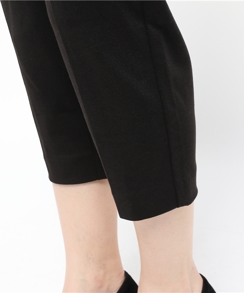 OUTLET（アウトレット）の「【CAPRICIEUX LE'MAGE】テーラー風ロンパース（サロペット/オーバーオール・レディース・ブラック/ライトグレー・FREE）」の11枚目の写真