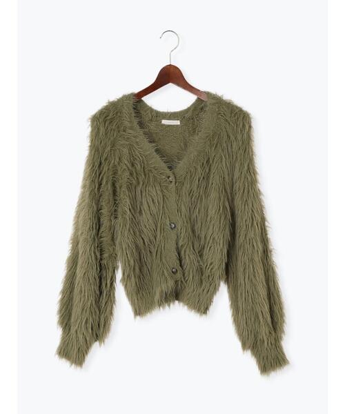 Te chichi(テチチ)の「【Atelier Militaire】フェザーカーディガン(カーディガン/ボレロ・レディース・カーキ・F)」の17枚目の写真
