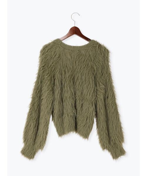 Te chichi(テチチ)の「【Atelier Militaire】フェザーカーディガン(カーディガン/ボレロ・レディース・カーキ・F)」の18枚目の写真