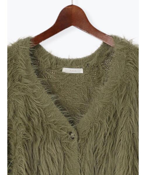 Te chichi(テチチ)の「【Atelier Militaire】フェザーカーディガン(カーディガン/ボレロ・レディース・カーキ・F)」の19枚目の写真