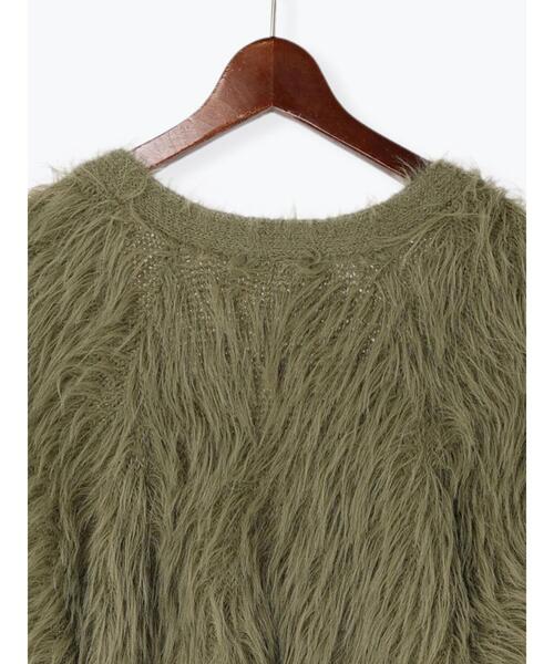 Te chichi(テチチ)の「【Atelier Militaire】フェザーカーディガン(カーディガン/ボレロ・レディース・カーキ・F)」の22枚目の写真