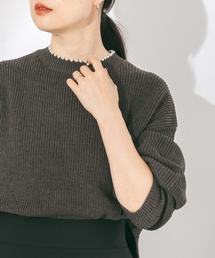 journal standard L'essage | パールツキ畦プルオーバー(ニット/セーター)