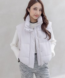 clear | 中綿ショートベストジャケット≪2023AW新作≫(ベスト)