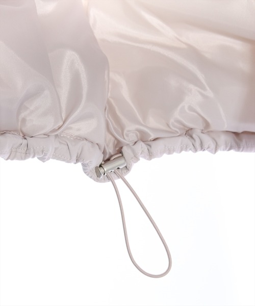 clear（クリア）の「中綿ショートベストジャケット（ベスト・レディース・ブラック/アイボリー・F）」の11枚目の写真