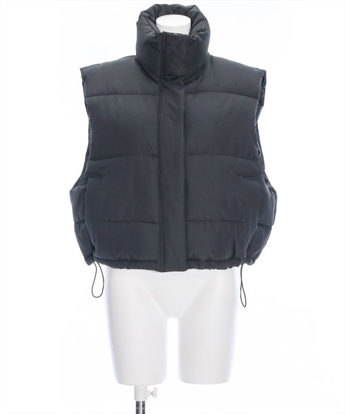 clear（クリア）の「中綿ショートベストジャケット（ベスト・レディース・ブラック/アイボリー・F）」の17枚目の写真