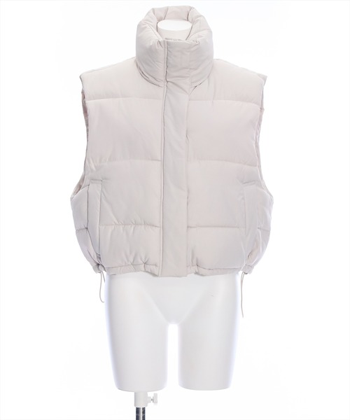 clear（クリア）の「中綿ショートベストジャケット（ベスト・レディース・ブラック/アイボリー・F）」の18枚目の写真