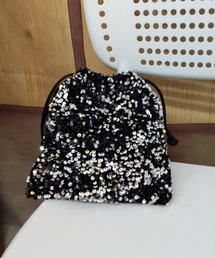 SETUP7（セットアップセブン）の「【SETUP7】スパンコール巾着ポーチバッグ SCCH419（ハンドバッグ）」