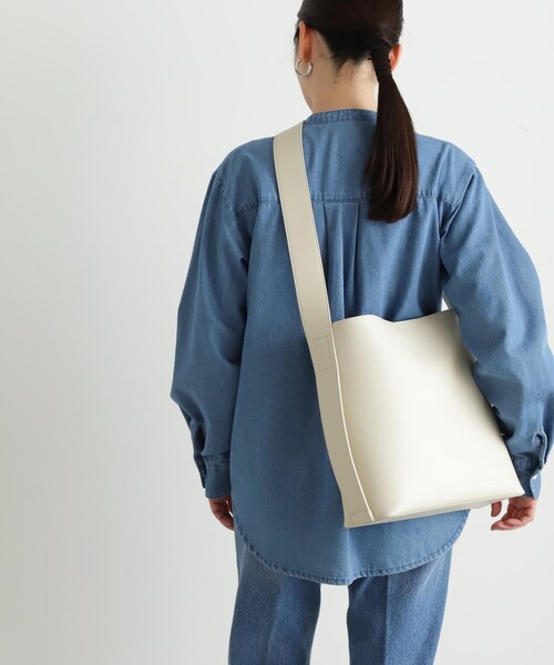 N.（N. Natural Beauty Basic）（エヌエヌナチュラルビューティーベーシック）の「ワンハンドルトートバッグ（ビジネスバッグ・レディース・ホワイト/ブラック・ﾌﾘ-）」の6枚目の写真