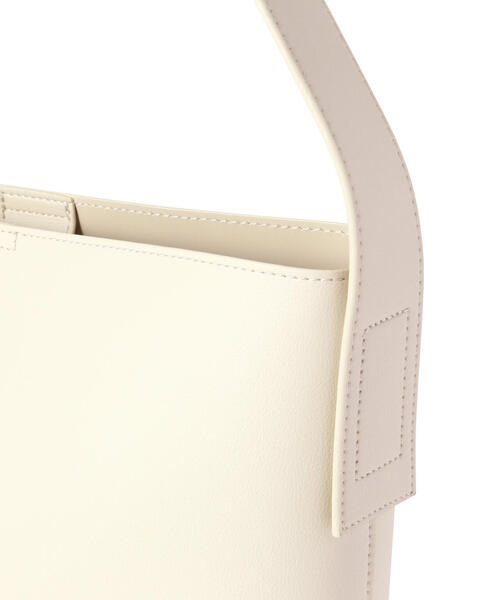 N.（N. Natural Beauty Basic）（エヌエヌナチュラルビューティーベーシック）の「ワンハンドルトートバッグ（ビジネスバッグ・レディース・ホワイト/ブラック・ﾌﾘ-）」の9枚目の写真