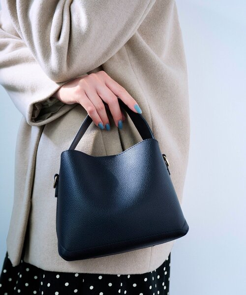 OPAQUE.CLIP(オペークドットクリップ)の「◆【2WAY/軽量】ワンハンドルミニバッグ(ショルダーバッグ・レディース・ライトグリーン/ブラック/ベージュ/シルバー・00)」の2枚目の写真