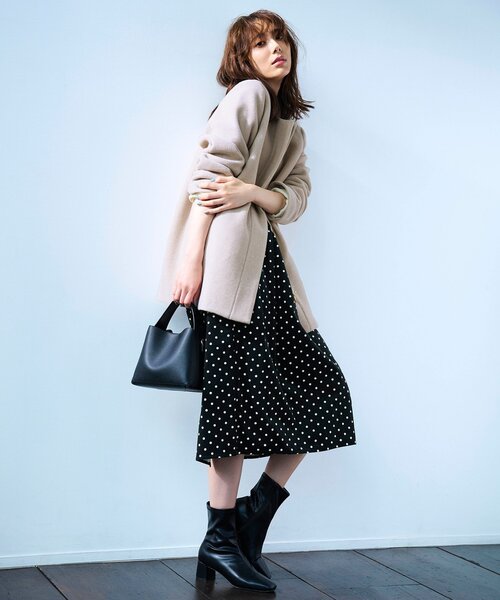 OPAQUE.CLIP(オペークドットクリップ)の「◆【2WAY/軽量】ワンハンドルミニバッグ(ショルダーバッグ・レディース・ライトグリーン/ブラック/ベージュ/シルバー・00)」の5枚目の写真