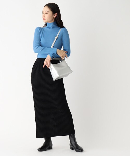 OPAQUE.CLIP(オペークドットクリップ)の「◆【2WAY/軽量】ワンハンドルミニバッグ(ショルダーバッグ・レディース・ライトグリーン/ブラック/ベージュ/シルバー・00)」の6枚目の写真