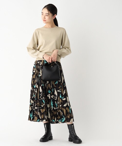 OPAQUE.CLIP(オペークドットクリップ)の「◆【2WAY/軽量】ワンハンドルミニバッグ(ショルダーバッグ・レディース・ライトグリーン/ブラック/ベージュ/シルバー・00)」の9枚目の写真