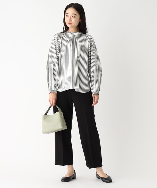 OPAQUE.CLIP(オペークドットクリップ)の「◆【2WAY/軽量】ワンハンドルミニバッグ(ショルダーバッグ・レディース・ライトグリーン/ブラック/ベージュ/シルバー・00)」の11枚目の写真